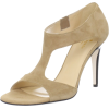 Kate Spade New York Women's Sofia T-Strap Sandal Camel/Suede Black Patent - Sandals - $298.00 