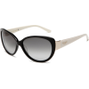 Kate Spade Soliel/S Sunglasses - 0FU8 Black Cream (Y7 Gray Gradient Lens) - 57mm - Sunglasses - $104.95 