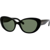 Kate Spade Womens FRANCA 0807 Cat Eye Plastic Sunglasses,Black Frame/Green Lens,One size - Óculos de sol - $113.33  ~ 97.34€