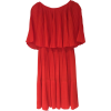 Kate Spade Lipstick Red Pleated Cape Coc - sukienki - 