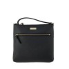 Kate Spade New York Rima Laurel Way Leather Crossbody Bag in Black - Hand bag - $129.94 