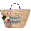 Kayu - St Tropez Pompom-embellished Embr - Hand bag - 