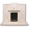 Keaton Art Deco marble fireplace - Articoli - 