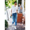 Kendall Jenner White Ankle Boots - Moje fotografije - 