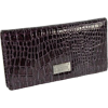 Kenneth Cole Faux Leather Checkbook Organizer Wallet Purple - Denarnice - $12.70  ~ 10.91€