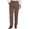 Kenneth Cole REACTION Men's "Smooth Sailing" Modern Flat Front Dress Pant Taupe - Spodnie - długie - $34.50  ~ 29.63€