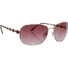 Kenneth Cole Reaction" Light Shiny Gunmetal Glasses with Pink Lenses - Sunglasses - $40.98 