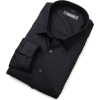 Kenneth Cole Reaction Men's Spread Collar Tonal Solid Woven Shirt Black - 半袖衫/女式衬衫 - $29.99  ~ ¥200.94
