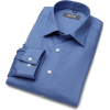 Kenneth Cole Reaction Men's Spread Collar Tonal Solid Woven Shirt Blue Topaz - Camisa - curtas - $29.99  ~ 25.76€