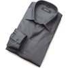 Kenneth Cole Reaction Men's Spread Collar Tonal Solid Woven Shirt Slate - 半袖シャツ・ブラウス - $29.99  ~ ¥3,375
