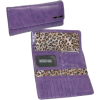 Kenneth Cole Women's Clutch Checkbook Wallet Lined in Leopard Print Purple - Wallets - $17.60 
