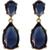Kenneth Jay Lane Deep Blue Drop Earrings - Earrings - 