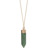 Kew Gardens Green Gemstone Necklace - Halsketten - 