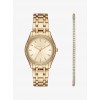 Kiley Gold-Tone Watch And Bracelet Set - Relojes - $350.00  ~ 300.61€