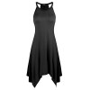 Kilig Women's Irregular Hem Asymmetrical Summer Sleeveless Dress Pockets Casual Swing Dresses - Haljine - $28.00  ~ 24.05€
