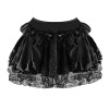 Killreal Women's Vintage Ruffle Lace Satin Tutu Skirt Dancing Petticoat - Suknje - $12.99  ~ 11.16€