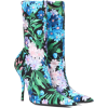 Knife floral-printed ankle boots - Stiefel - 