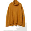 Knit Turtleneck Sweater - Pullover - 