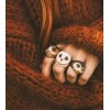 Knit and owl rings - 小物 - 
