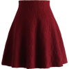 Knitted Skater Skirt  - Skirts - 