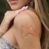Knuckle Star Henna Tattoo Stencil - Kosmetyki - $1.99  ~ 1.71€