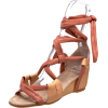 Kooba Women's Lainey Wedge Sandal Dark Blush - Sandals - $146.15 