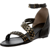 Kooba Women's Lola Studded Ankle-Strap Sandal Black - Sandals - $114.62 