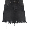 Ksubi - Distressed denim mini skirt - Röcke - 