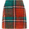 LA DOUBLEJ Mini-jupe en tweed de laine m - Saias - 