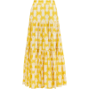 LA DOUBLEJ Pineapple-print tiered cotton - スカート - 