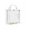 L'AFSHAR Leon acrylic clutch - Borse con fibbia - 