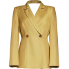 LAKE STUDIO satin cossed back blazer - Jacket - coats - 