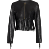 LAMARQUE Leather Fringe Jacket - Jacket - coats - 