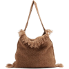 LAUREN MANOOGIAN light brown fringe bag - Torebki - 