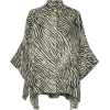 LAYEUR Opera zebra print cape - Jacket - coats - 