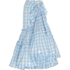 LEAL DACCARETT blue gingham cotton skirt - Skirts - 