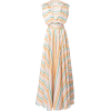 LEAL DACCARETT striped silk dress - Obleke - 