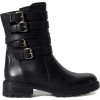 LEATHER BIKER ANKLE BOOT - Сопоги - 