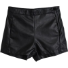 LEATHER SHORTS - Shorts - 