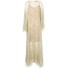 LEE MATHEWS printed long layered dress - Vestidos - 