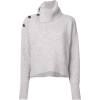 LE KASHA knit buttoned shoulder sweater - Pulôver - 
