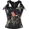 LENA HOSCHEK floral knot top - T恤 - 