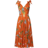 LENA HOSCHEK orange butterfly dress - sukienki - 