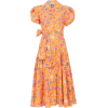 LHD orange floral dress - ワンピース・ドレス - 