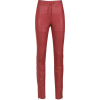 LILLY SARTI leather skinny trousers - Meia-calças - 