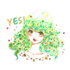 LINE Stickers - Lutella (Colorful Girl) - Ilustracije - $0.99  ~ 6,29kn