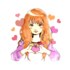 LINE Stickers - Lutella (Colorful Girl) - 插图 - $0.99  ~ ¥6.63