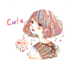 LINE Stickers - Lutella (Colorful Girl) - 插图 - $0.99  ~ ¥6.63