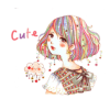 LINE Stickers - Lutella (Colorful Girl) - イラスト - $0.99  ~ ¥111