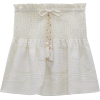 LINEN BLEND SHORT SKIRT - Skirts - $49.90  ~ £37.92